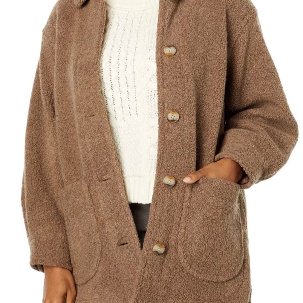 Madewell Teddy Belrose Shirt-Jacket Shacket Sz S